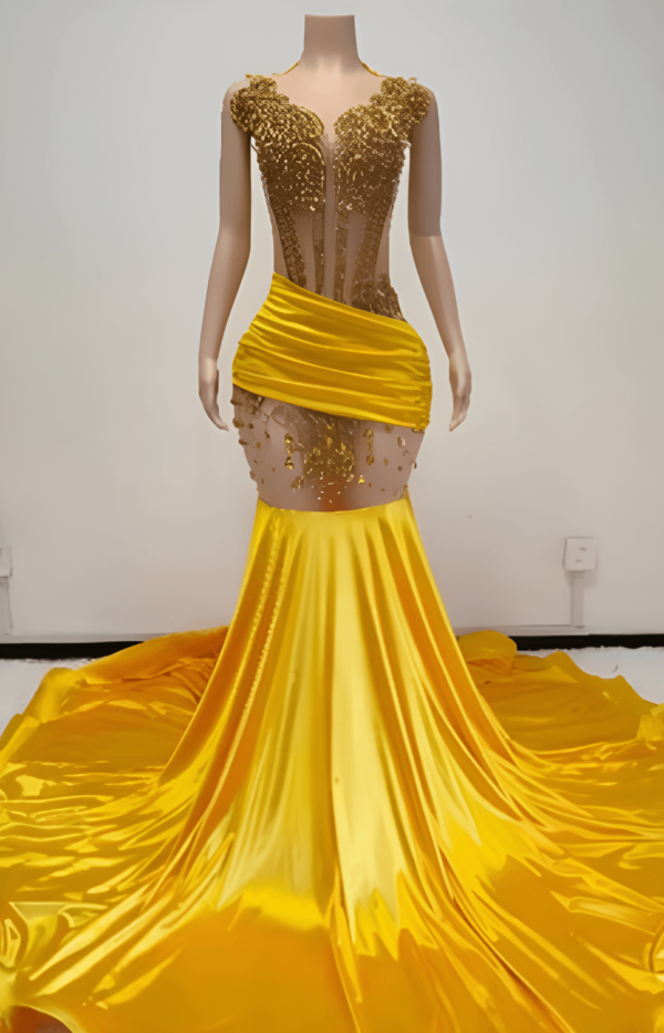 Luxury Yellow Dress #3